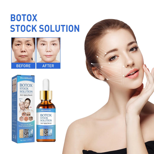 (Buy 3 get 2 free)30ml BotoxStock Solution , Deep Wrinkle Essence,wrinkle Essence Containing Hyaluronic , Suitable For Brightening All Skin Types(PPHHD)US
