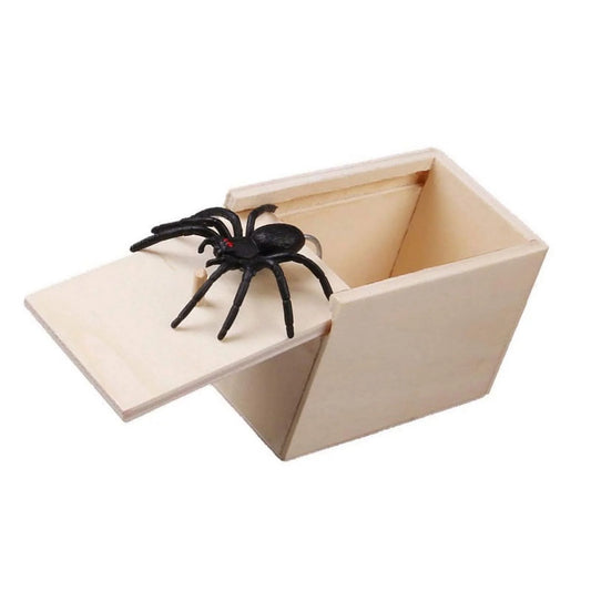 "Useefun The Original Spider Prank Box- Hilarious Wooden Box Toy Prank, Funny Money Gift Box Surprise Toy, and Christmas Gag Gift Prank for Boys, Girls, Adults"