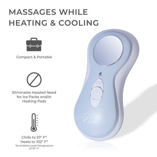 Zadro Handheld Hot & Cold Massager