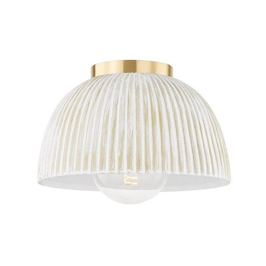 1 Light Flush Mount-8.25 inches Tall and 11.5 inches Wide Bailey Street Home 735-Bel-4955985