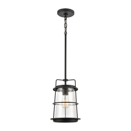 1 Light Mini Pendant in Transitional Style 12 inches Tall and 8 inches Wide Bailey Street Home 2499-Bel-3826870