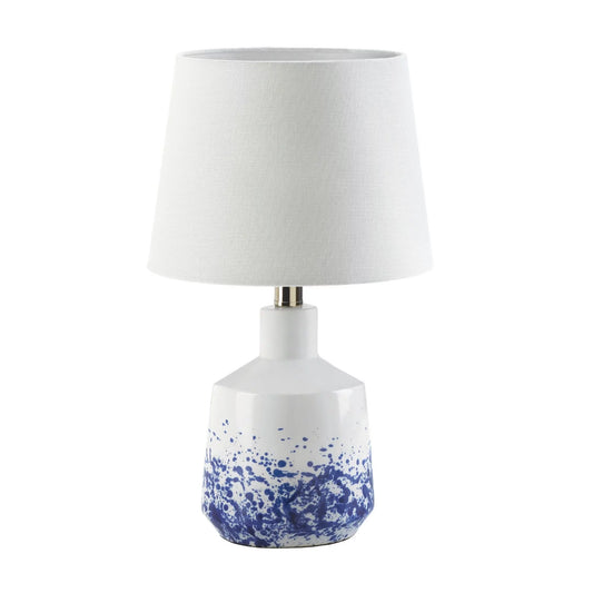 Zingz & Thingz Splash Table Lamp with Shade - 16.25" - White and Blue
