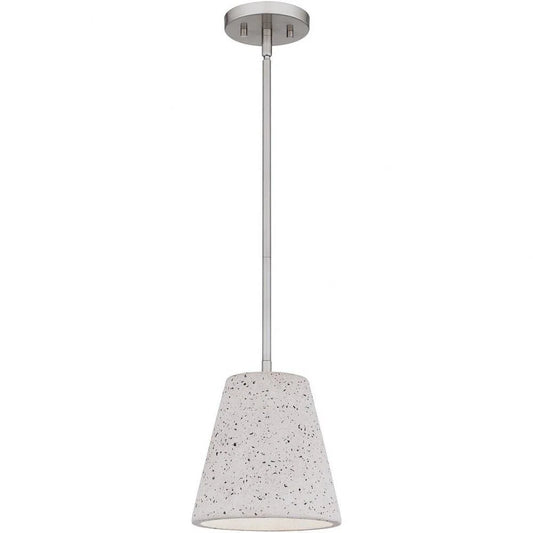 1 Light Mini Pendant in Transitional Style-9 inches Tall and 8 inches Wide Bailey Street Home 71-Bel-4618570